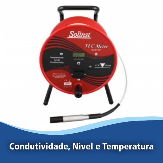 Medidor de Nvel, Temperatura e Condutividade da gua 107 TLC 